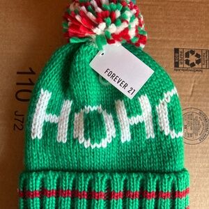 Forever 21 Ho Ho Ho Christmas Beanie Women